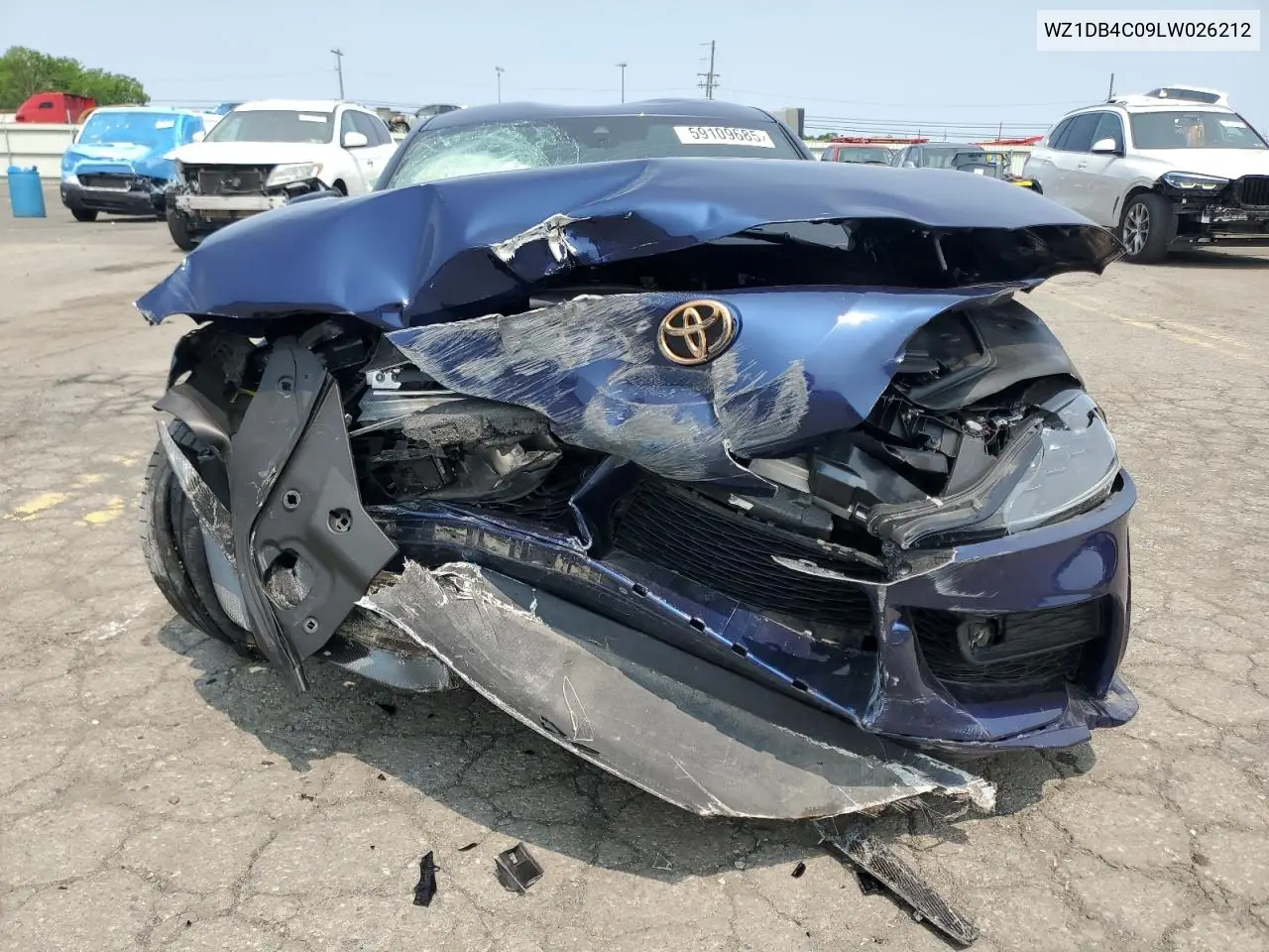 2020 Toyota Supra Base VIN: WZ1DB4C09LW026212 Lot: 59109685