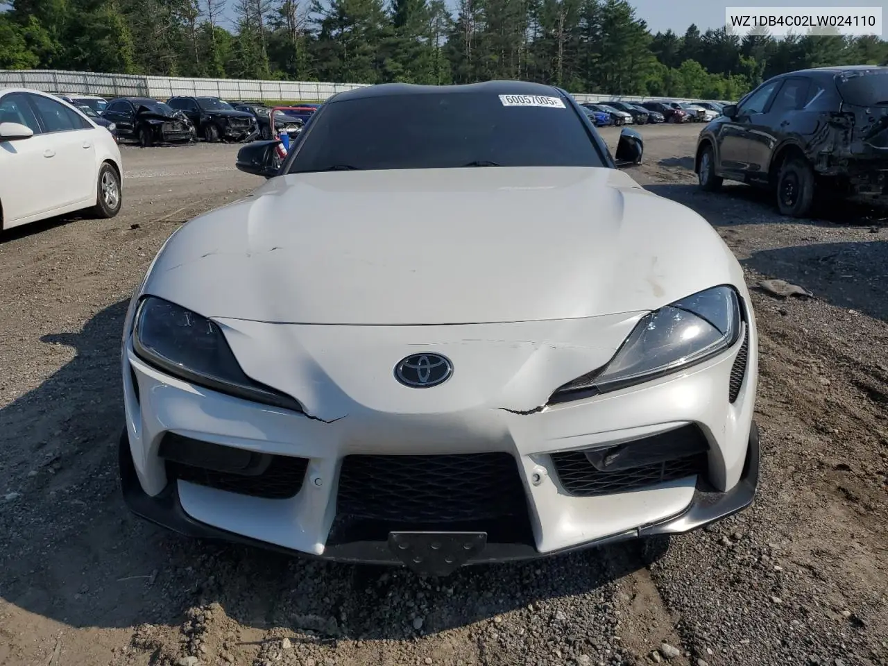 2020 Toyota Supra Base VIN: WZ1DB4C02LW024110 Lot: 60057005