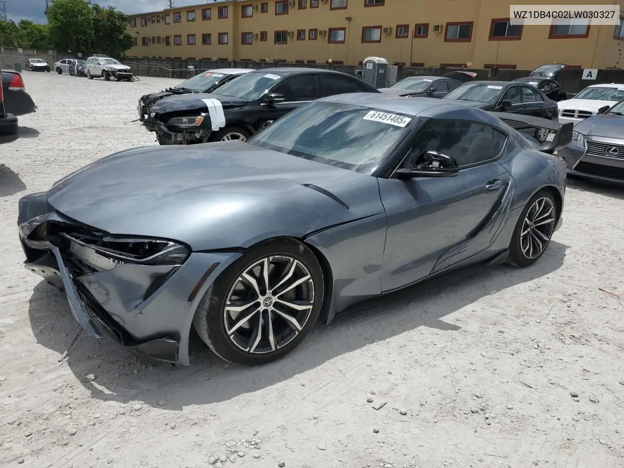 2020 Toyota Supra Base VIN: WZ1DB4C02LW030327 Lot: 61451485