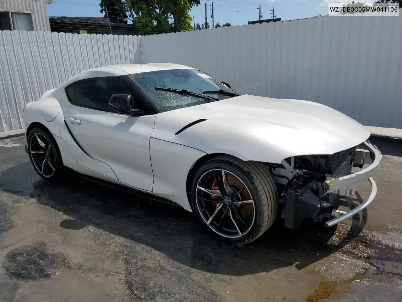 2021 Toyota Supra Base VIN: WZ1DB0C05MW041106 Lot: 48936695