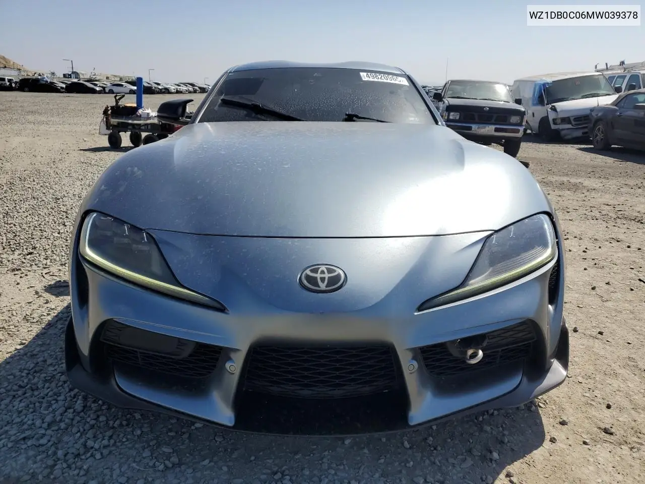 2021 Toyota Supra Base VIN: WZ1DB0C06MW039378 Lot: 49820965