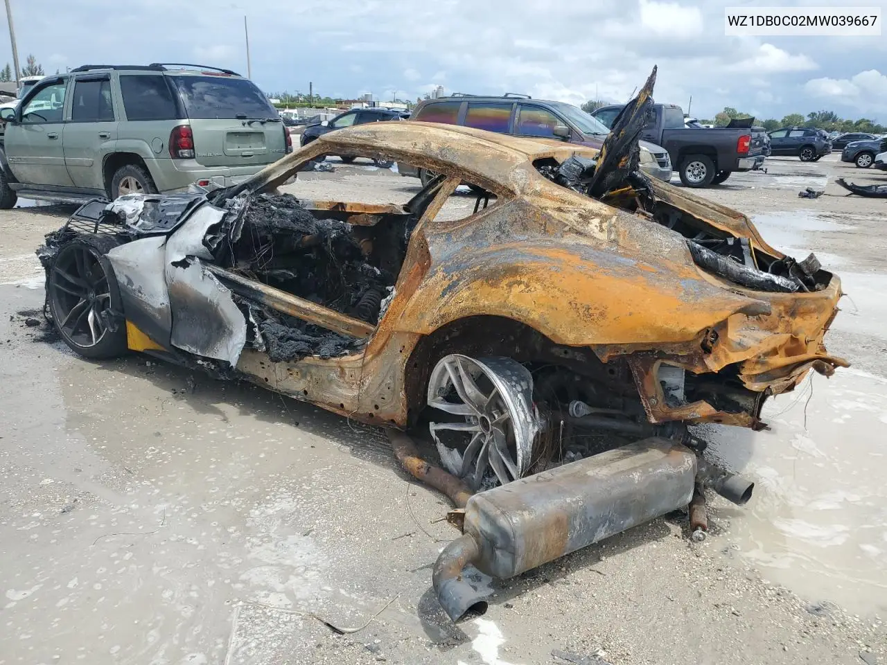 2021 Toyota Supra Base VIN: WZ1DB0C02MW039667 Lot: 52436675