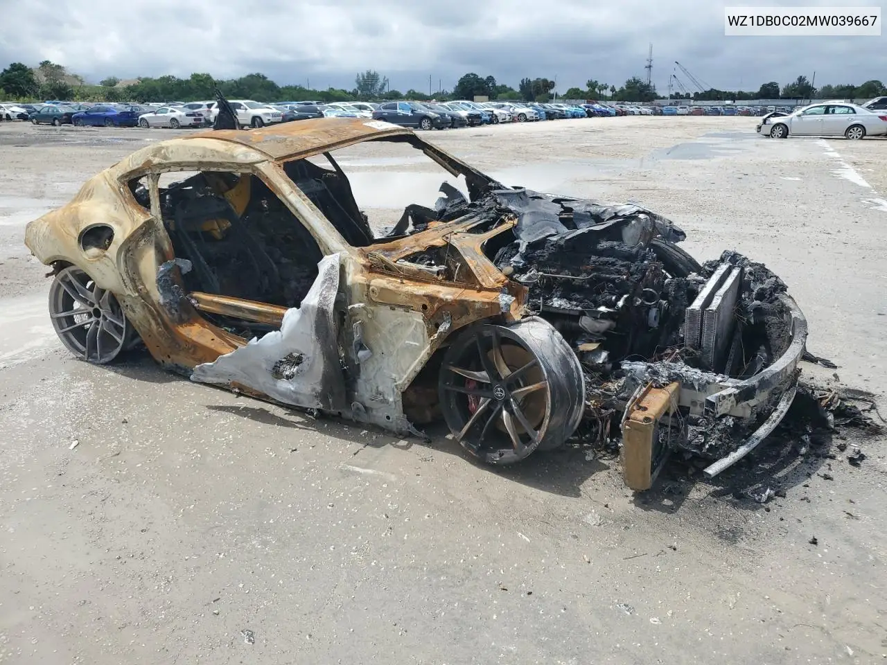 2021 Toyota Supra Base VIN: WZ1DB0C02MW039667 Lot: 52436675