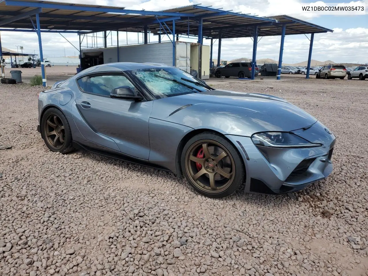2021 Toyota Supra Base VIN: WZ1DB0C02MW035473 Lot: 52582315