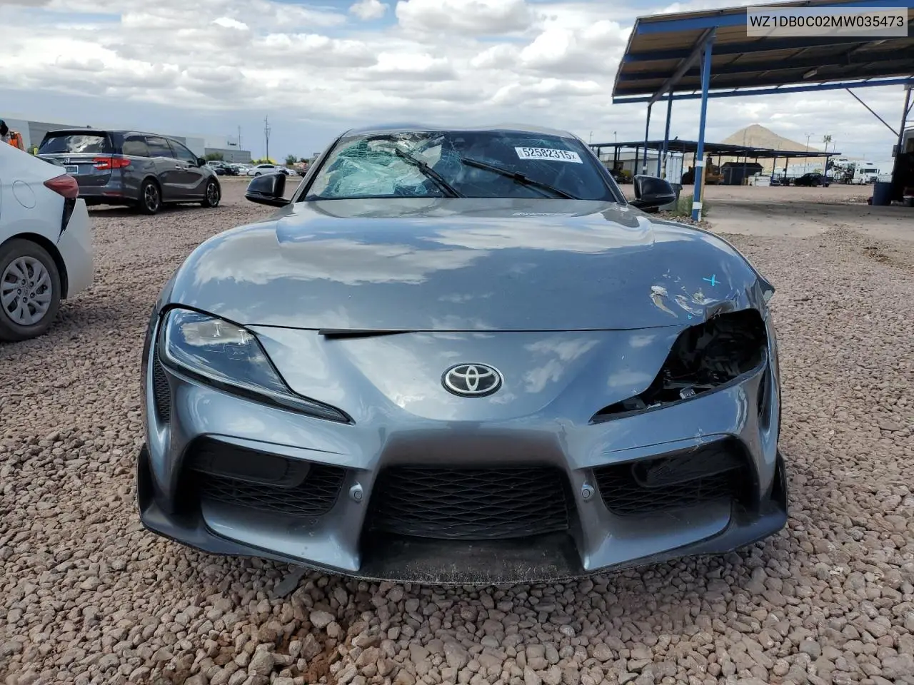 2021 Toyota Supra Base VIN: WZ1DB0C02MW035473 Lot: 52582315