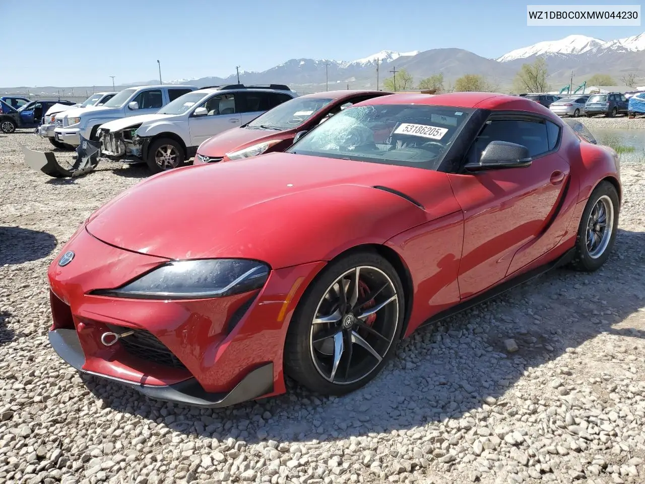 2021 Toyota Supra Base VIN: WZ1DB0C0XMW044230 Lot: 53186205