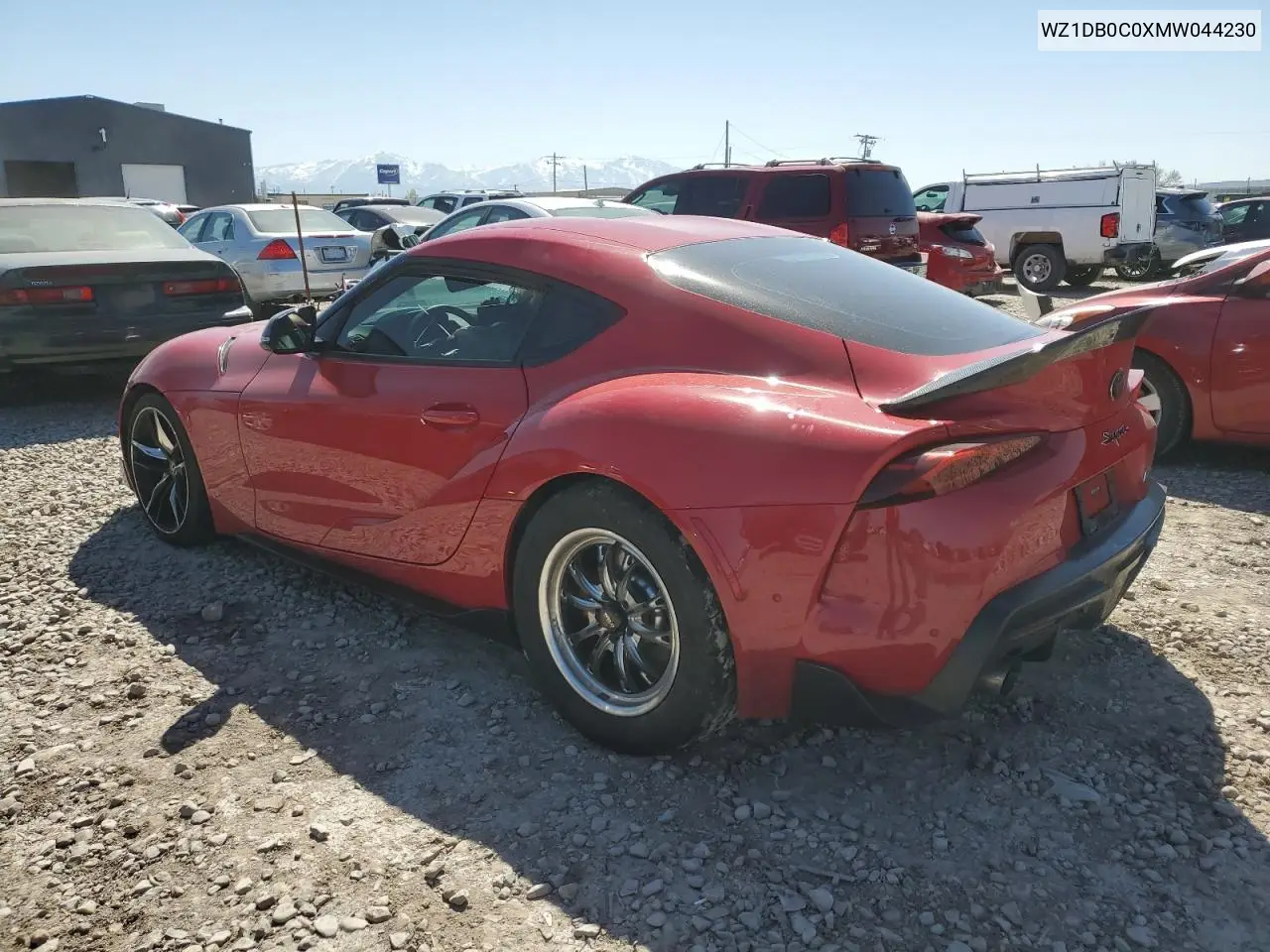 2021 Toyota Supra Base VIN: WZ1DB0C0XMW044230 Lot: 53186205