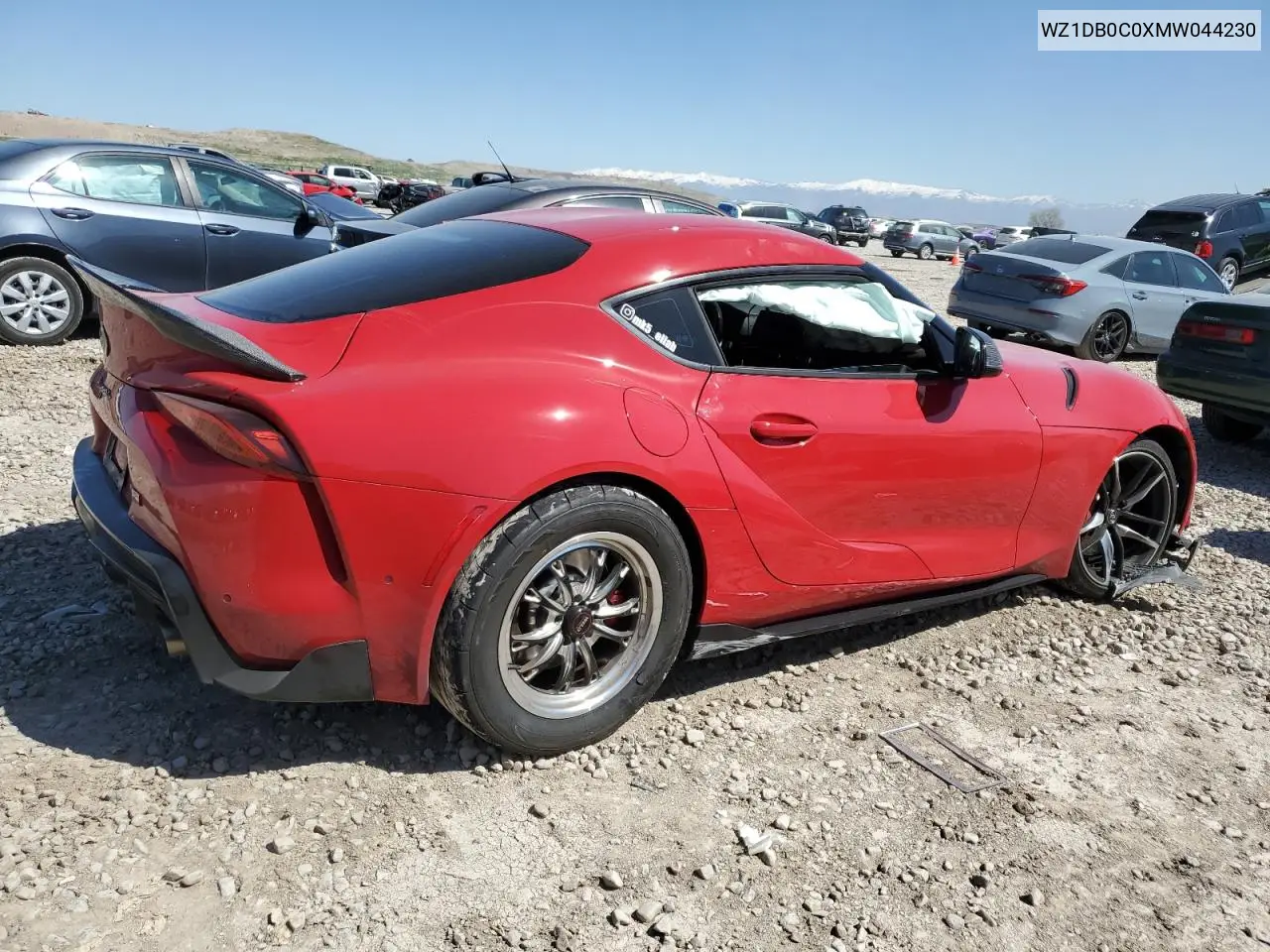 2021 Toyota Supra Base VIN: WZ1DB0C0XMW044230 Lot: 53186205