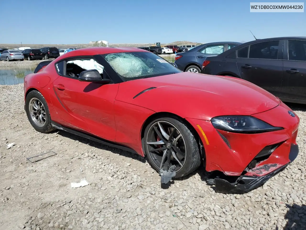 2021 Toyota Supra Base VIN: WZ1DB0C0XMW044230 Lot: 53186205
