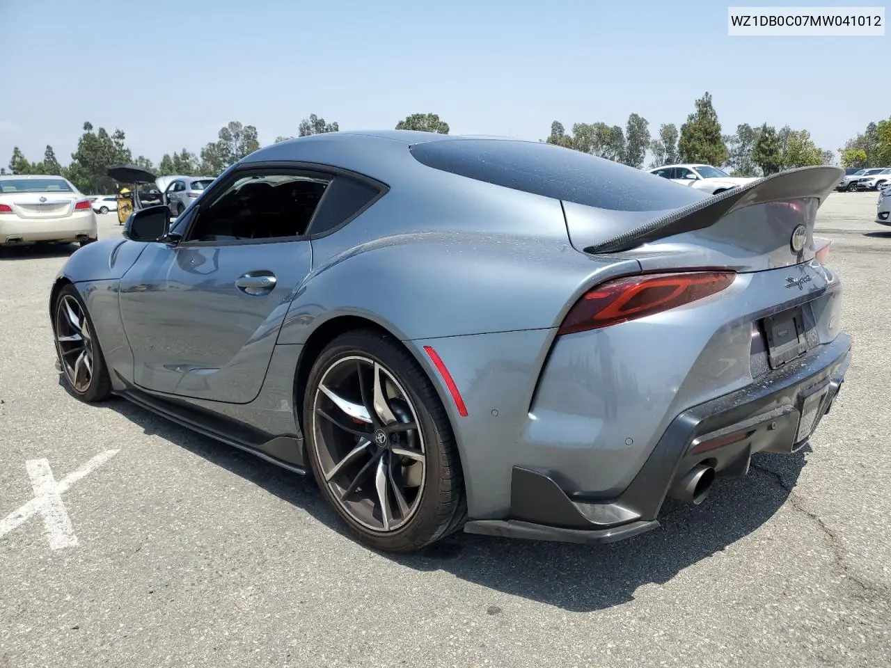 2021 Toyota Supra Base VIN: WZ1DB0C07MW041012 Lot: 60151845