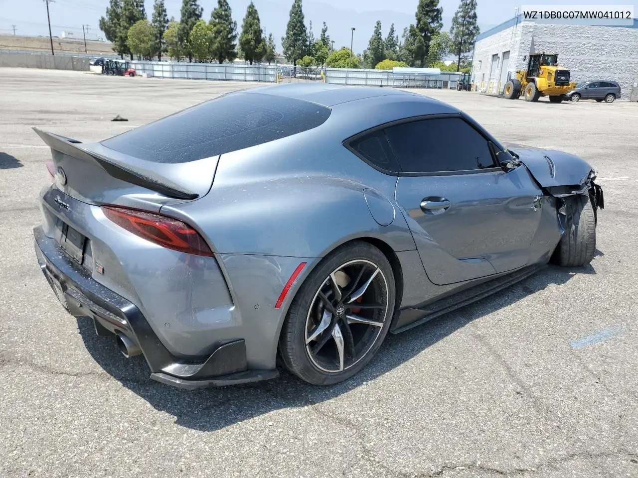 2021 Toyota Supra Base VIN: WZ1DB0C07MW041012 Lot: 60151845