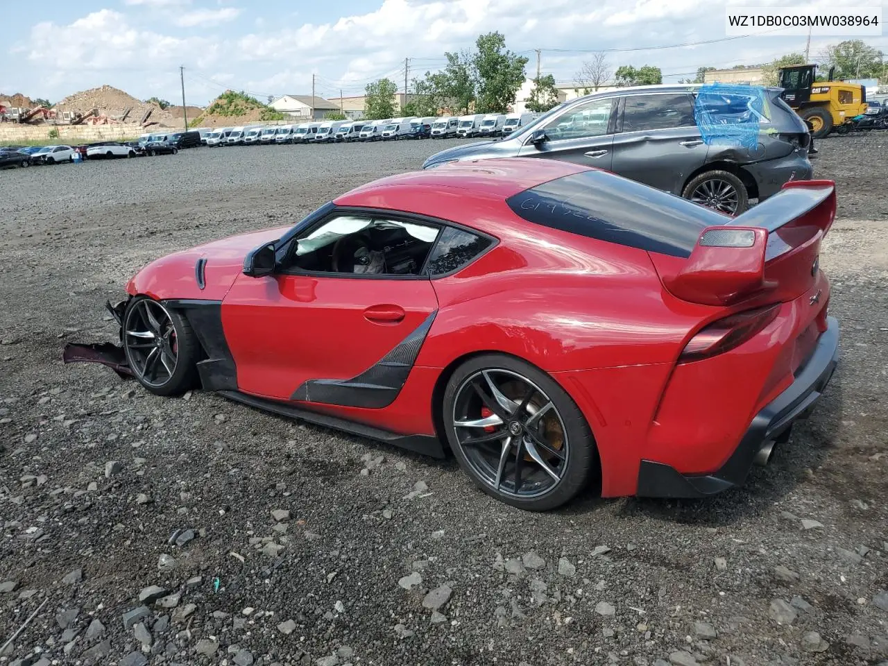 2021 Toyota Supra Base VIN: WZ1DB0C03MW038964 Lot: 61932835