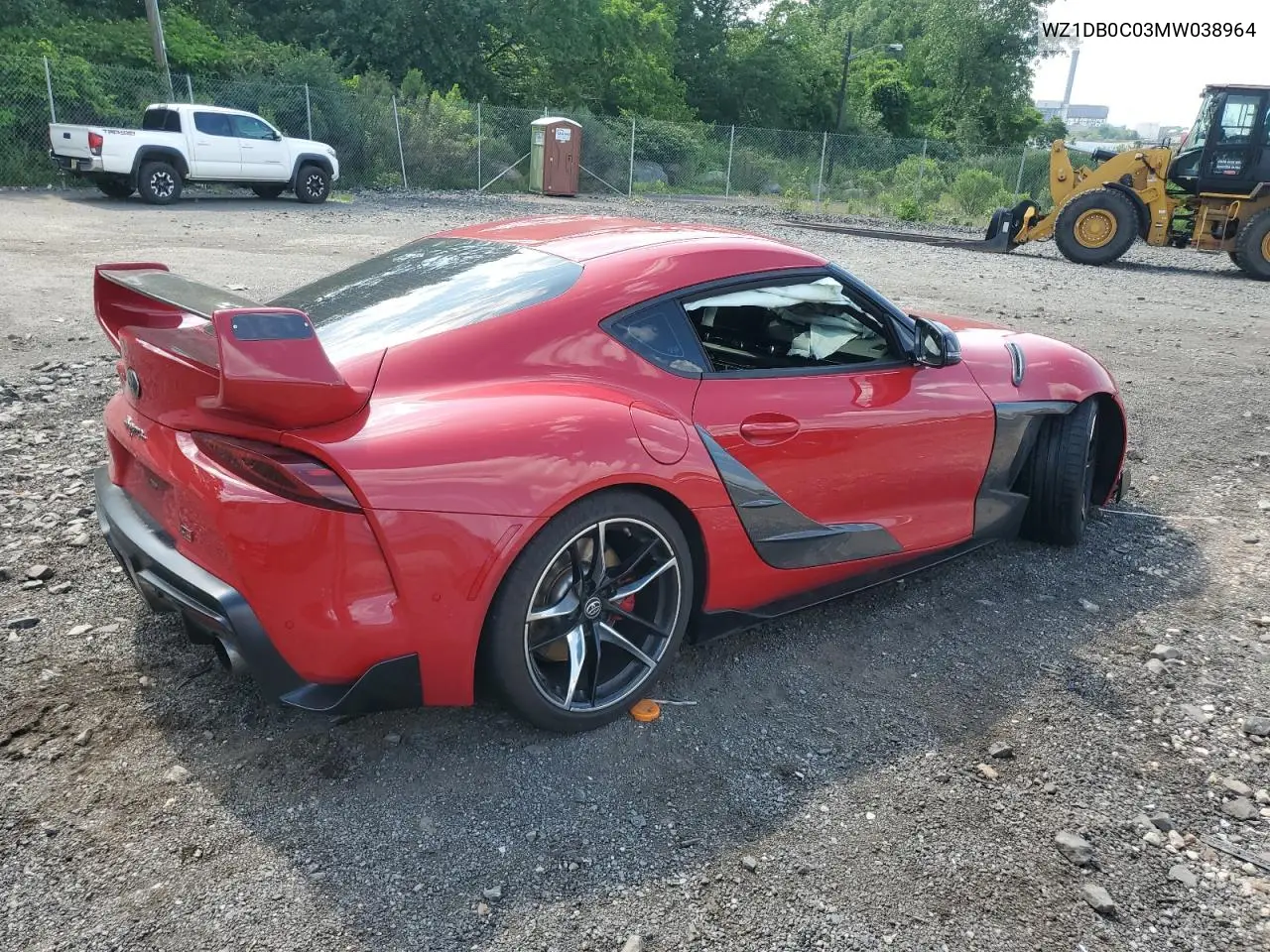2021 Toyota Supra Base VIN: WZ1DB0C03MW038964 Lot: 61932835
