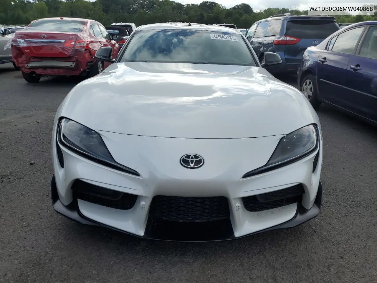 2021 Toyota Supra Base VIN: WZ1DB0C06MW040868 Lot: 62643185