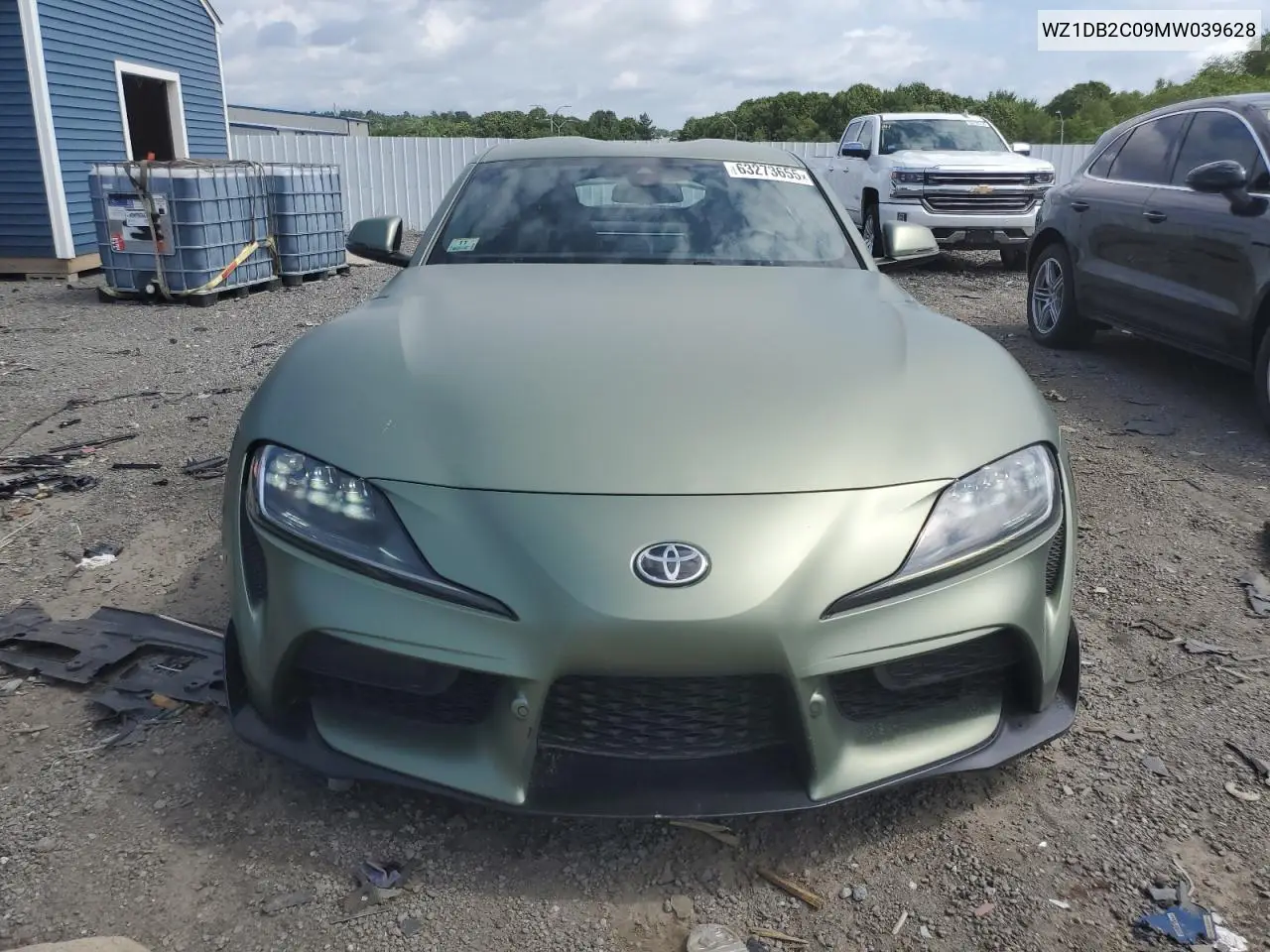 2021 Toyota Supra VIN: WZ1DB2C09MW039628 Lot: 63273655
