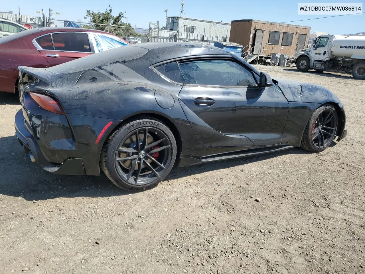 2021 Toyota Supra Base VIN: WZ1DB0C07MW036814 Lot: 63338005
