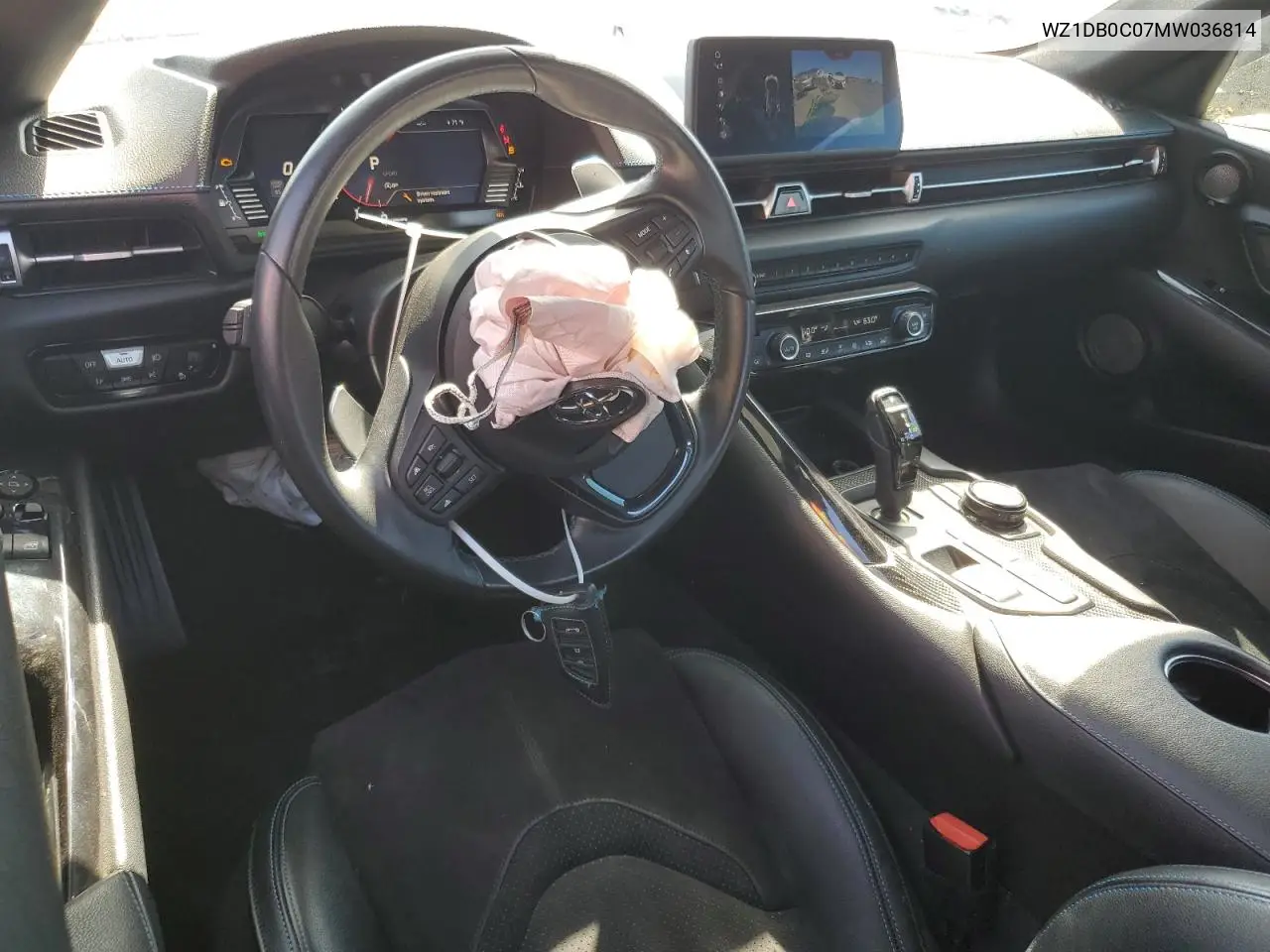 2021 Toyota Supra Base VIN: WZ1DB0C07MW036814 Lot: 63338005