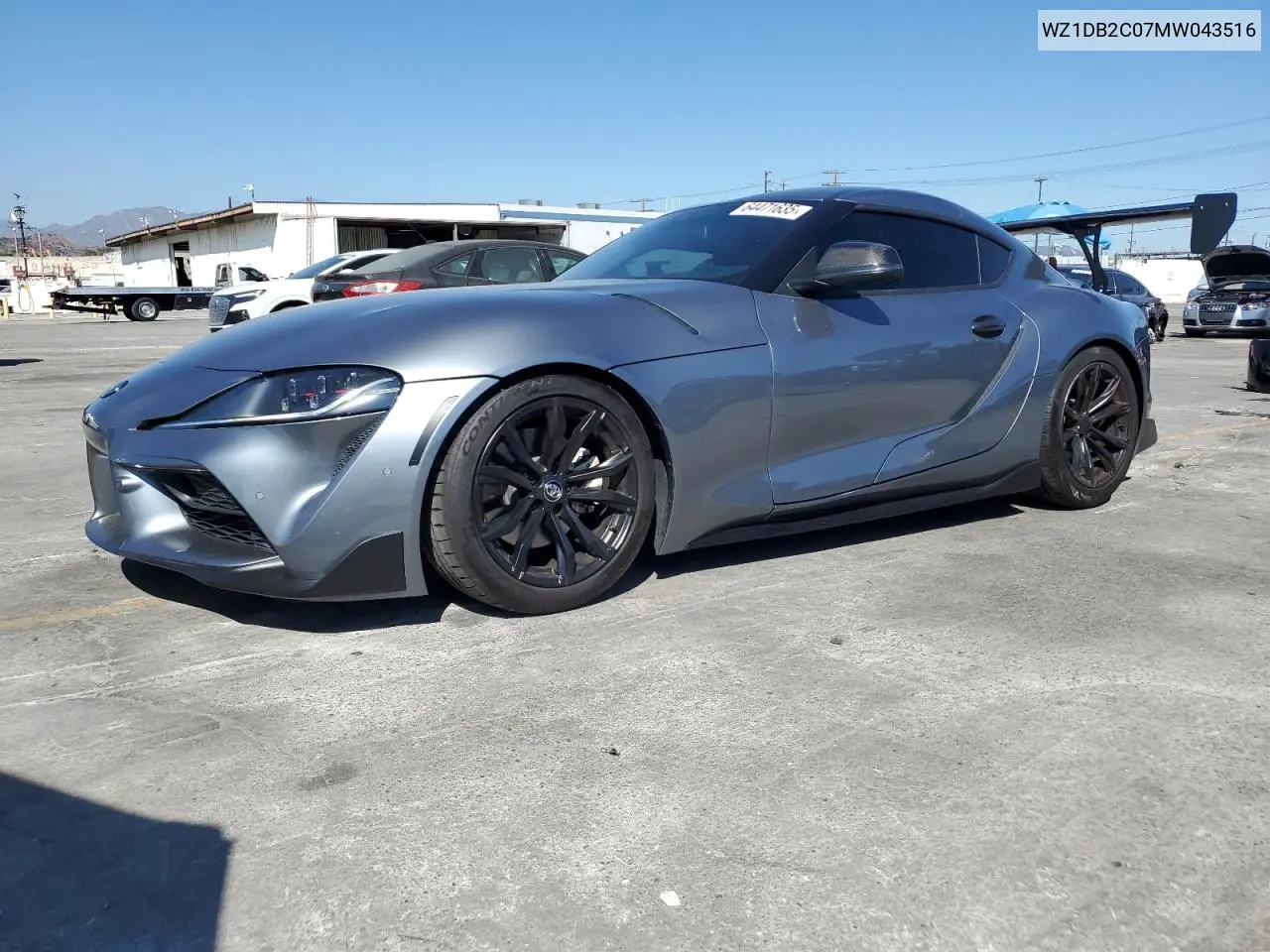 2021 Toyota Supra VIN: WZ1DB2C07MW043516 Lot: 64471635