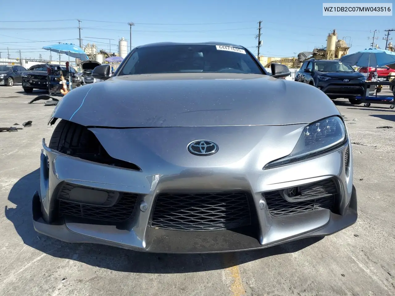 2021 Toyota Supra VIN: WZ1DB2C07MW043516 Lot: 64471635