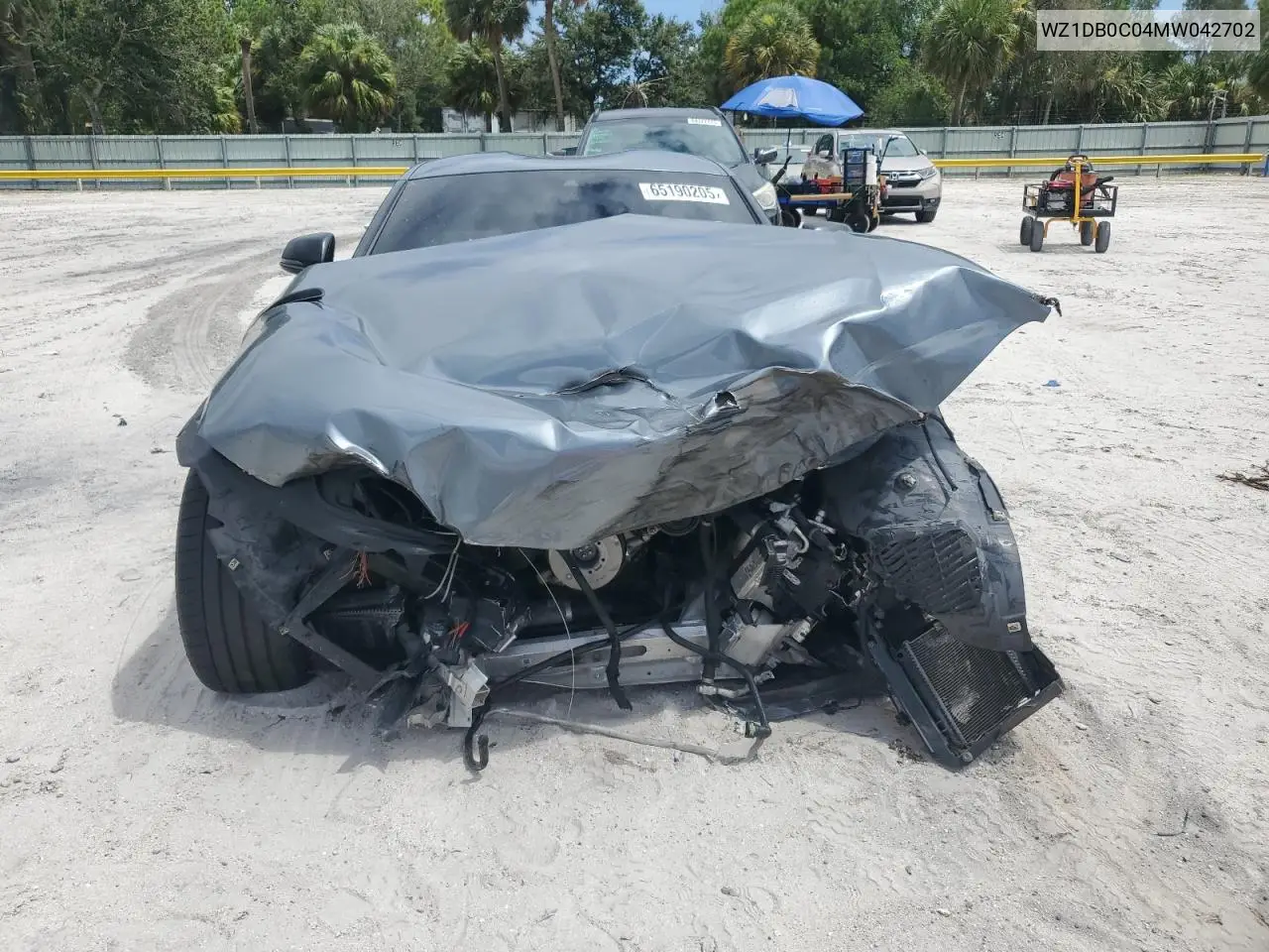 2021 Toyota Supra Base VIN: WZ1DB0C04MW042702 Lot: 65190205