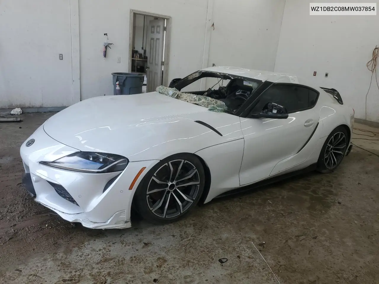 2021 Toyota Supra VIN: WZ1DB2C08MW037854 Lot: 76618284
