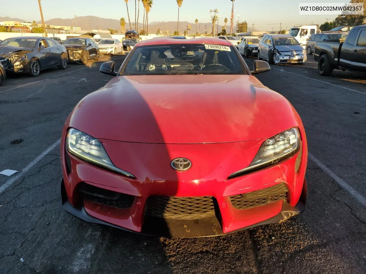 2021 Toyota Supra Base VIN: WZ1DB0C02MW042357 Lot: 79090214