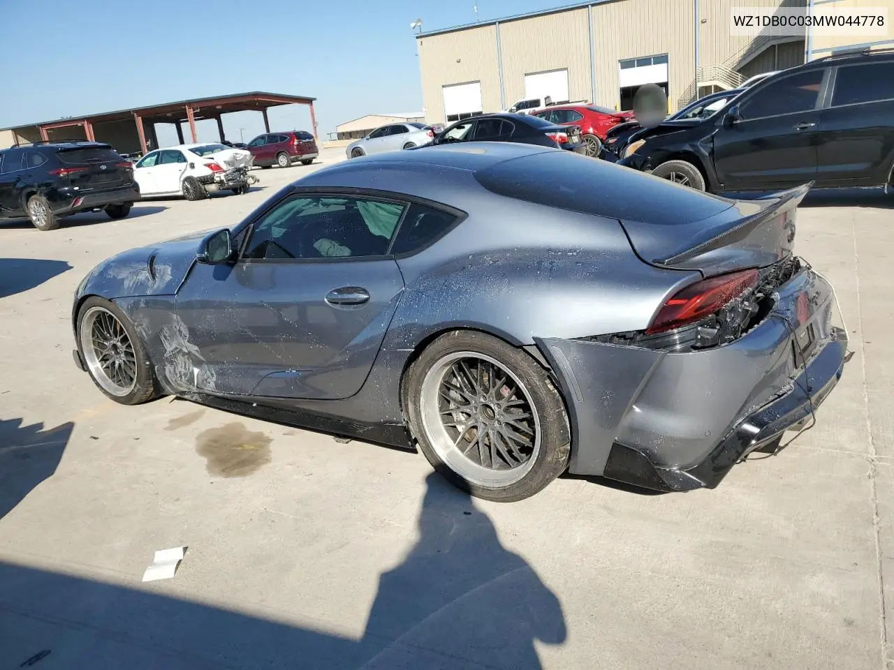 2021 Toyota Supra Base VIN: WZ1DB0C03MW044778 Lot: 88949405