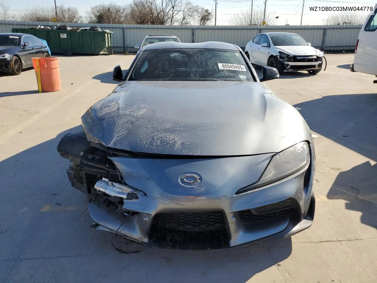 2021 Toyota Supra Base VIN: WZ1DB0C03MW044778 Lot: 88949405