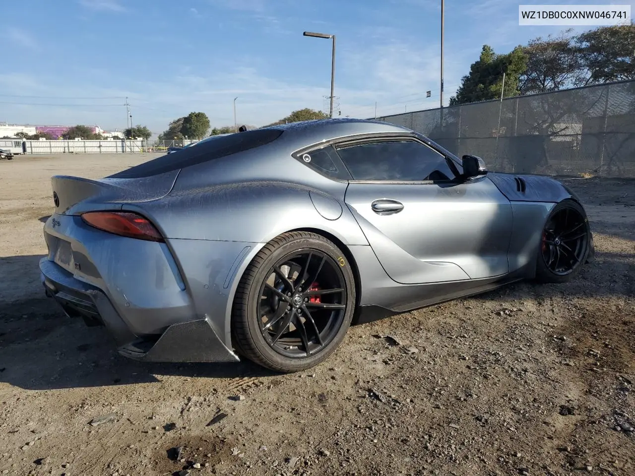 2022 Toyota Supra Base VIN: WZ1DB0C0XNW046741 Lot: 43457735