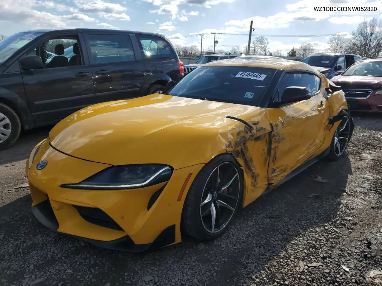 2022 Toyota Supra Base VIN: WZ1DB0C03NW052820 Lot: 45464445