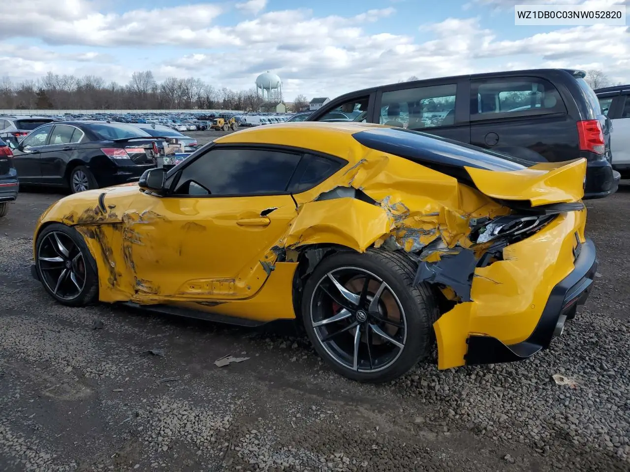 2022 Toyota Supra Base VIN: WZ1DB0C03NW052820 Lot: 45464445