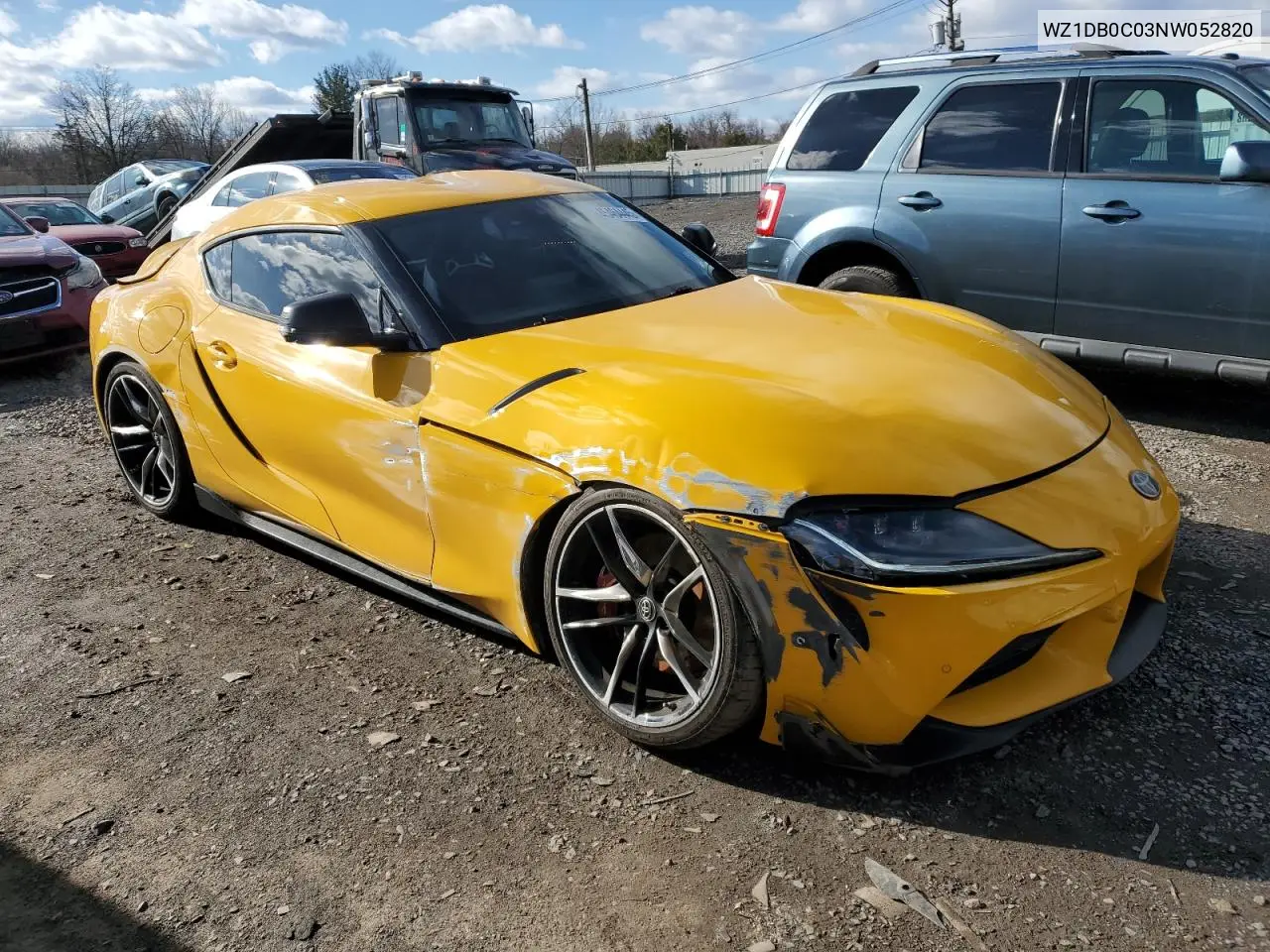 2022 Toyota Supra Base VIN: WZ1DB0C03NW052820 Lot: 45464445