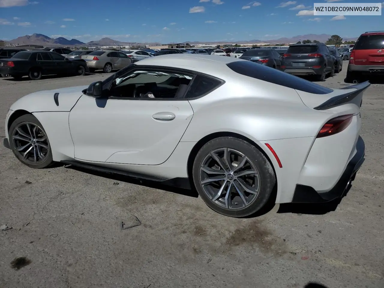 2022 Toyota Supra VIN: WZ1DB2C09NW048072 Lot: 57141945