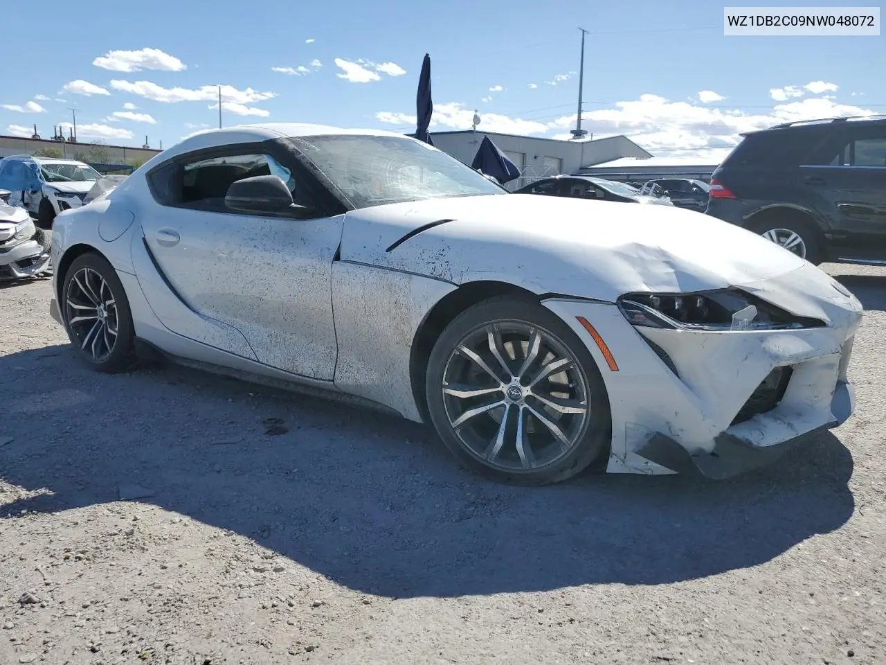 2022 Toyota Supra VIN: WZ1DB2C09NW048072 Lot: 57141945