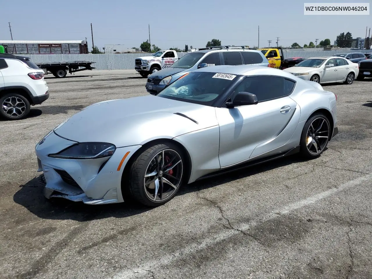 2022 Toyota Supra Base VIN: WZ1DB0C06NW046204 Lot: 58162645