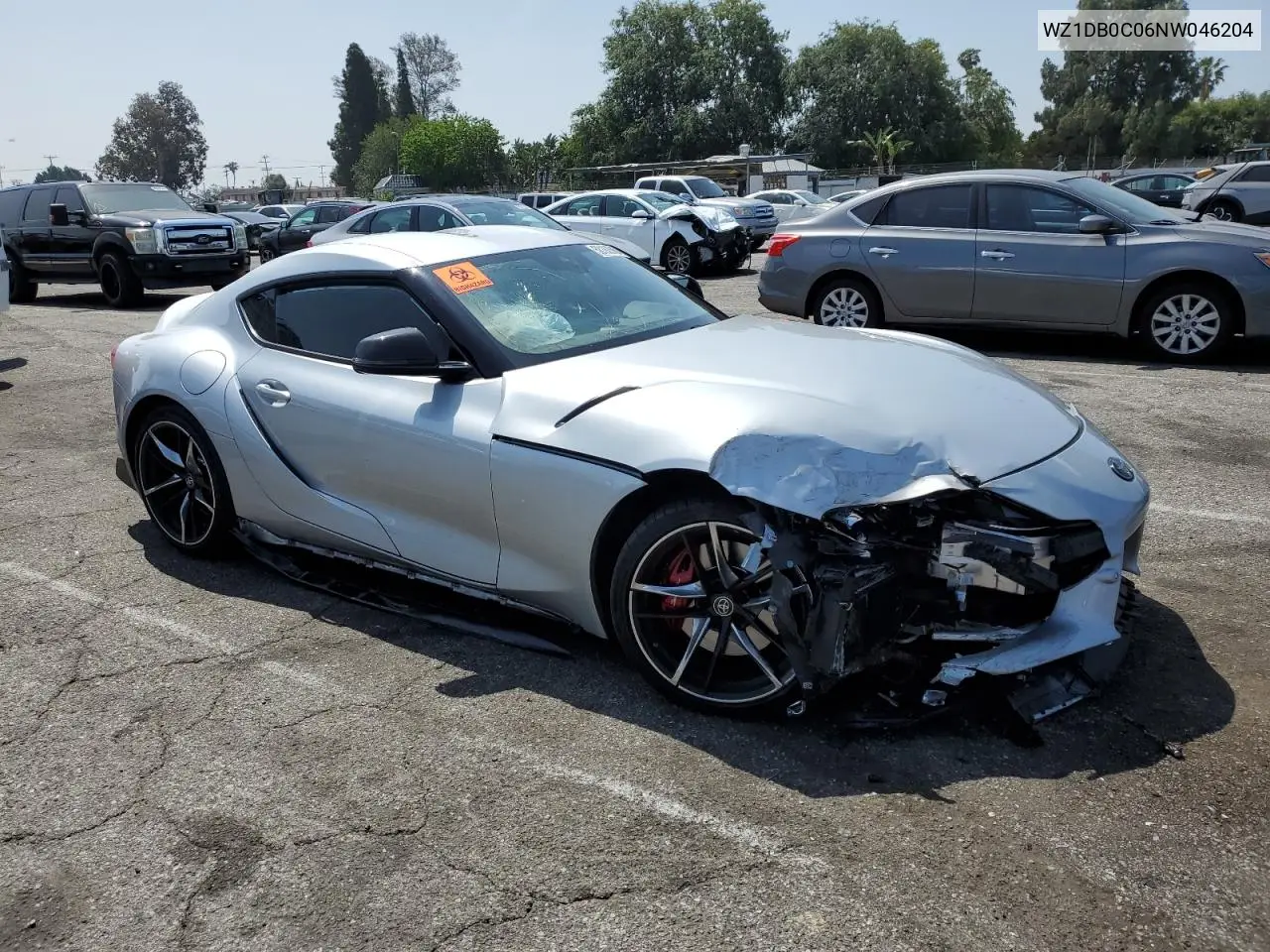 2022 Toyota Supra Base VIN: WZ1DB0C06NW046204 Lot: 58162645