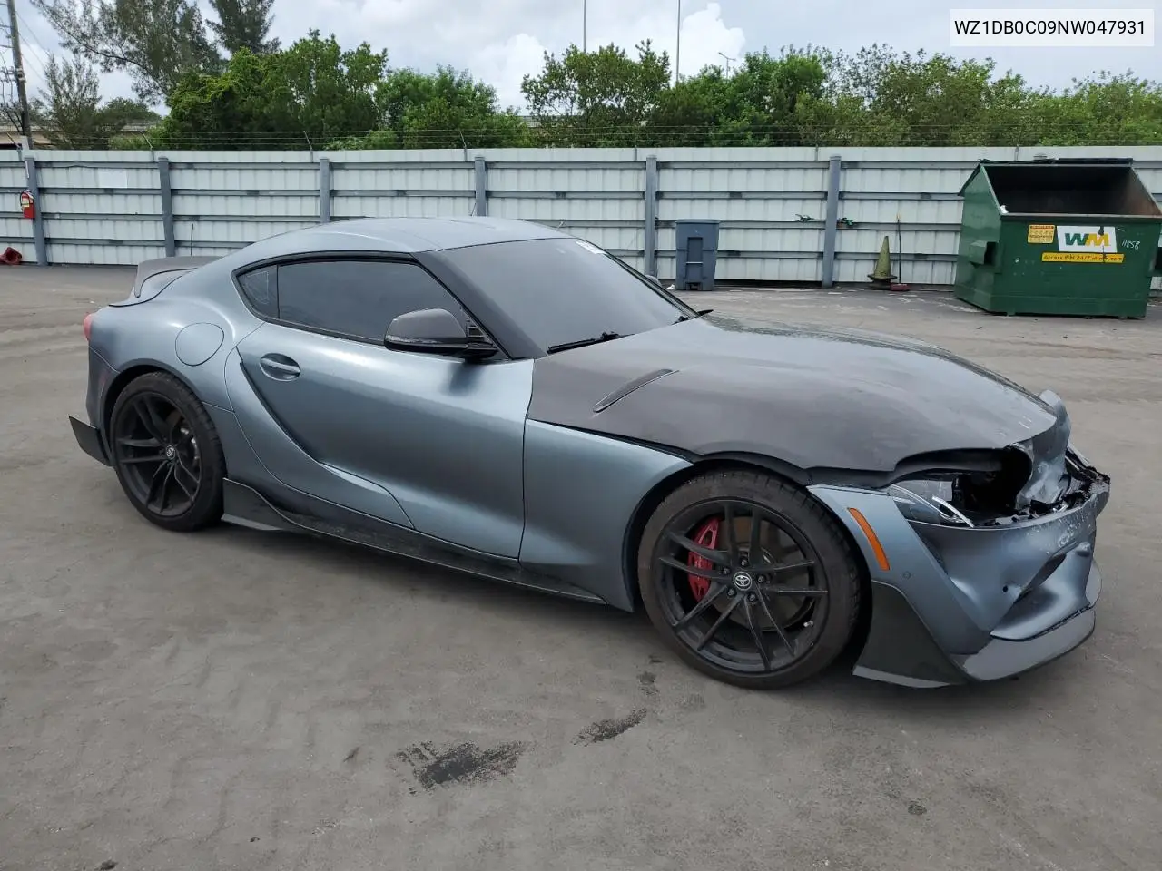 2022 Toyota Supra Base VIN: WZ1DB0C09NW047931 Lot: 59527955