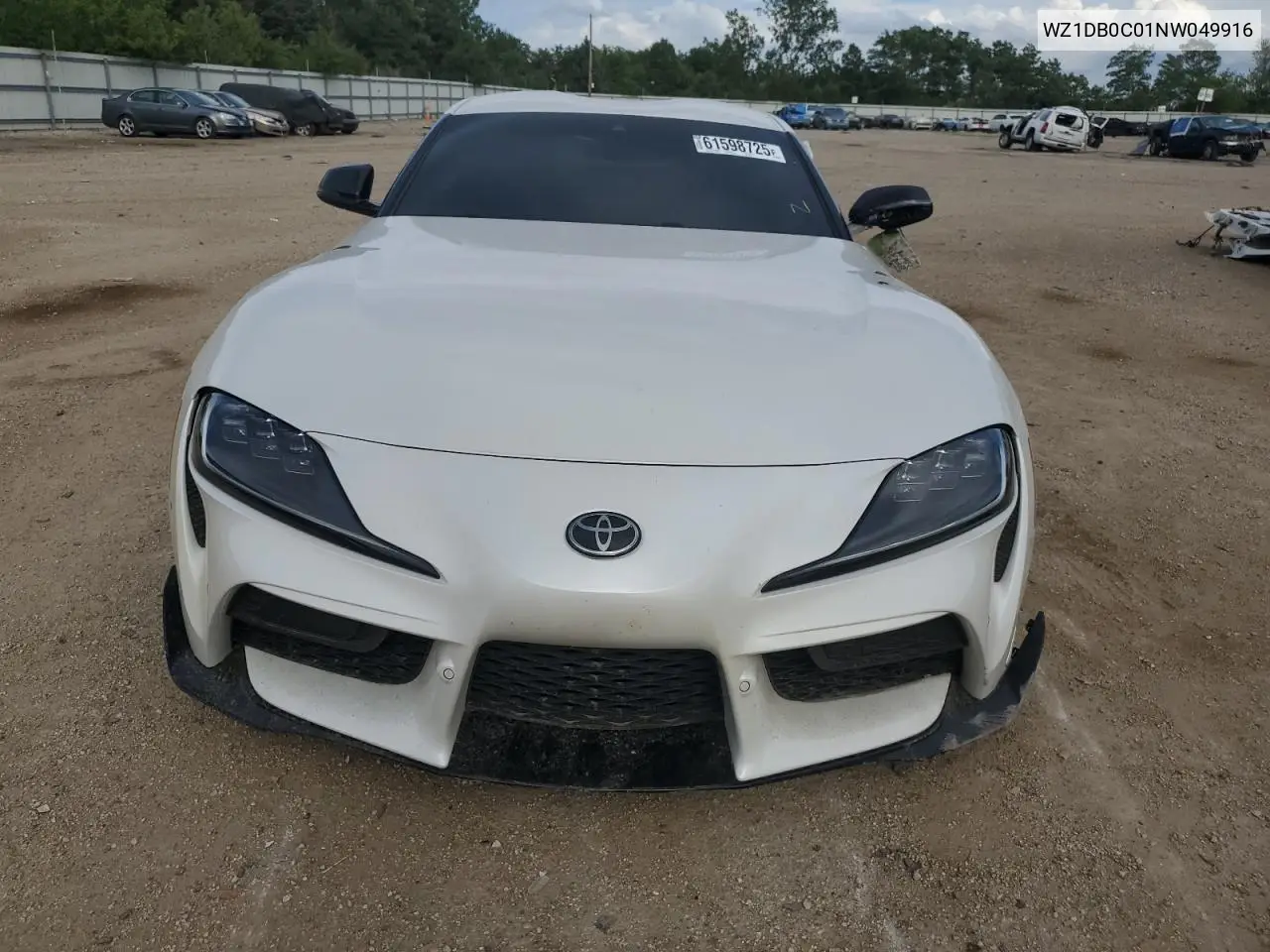 2022 Toyota Supra Base VIN: WZ1DB0C01NW049916 Lot: 61598725