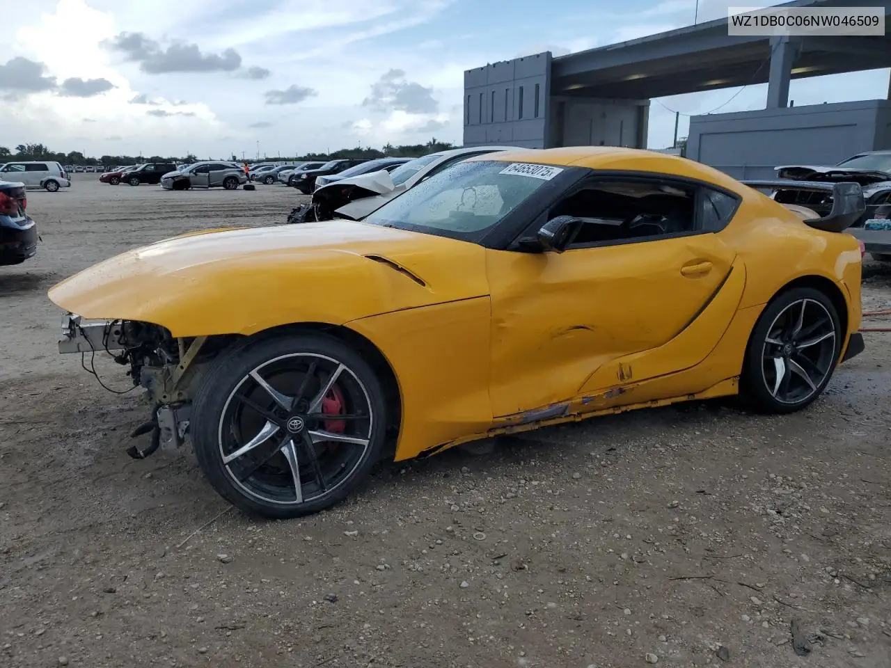 2022 Toyota Supra Base VIN: WZ1DB0C06NW046509 Lot: 64653075
