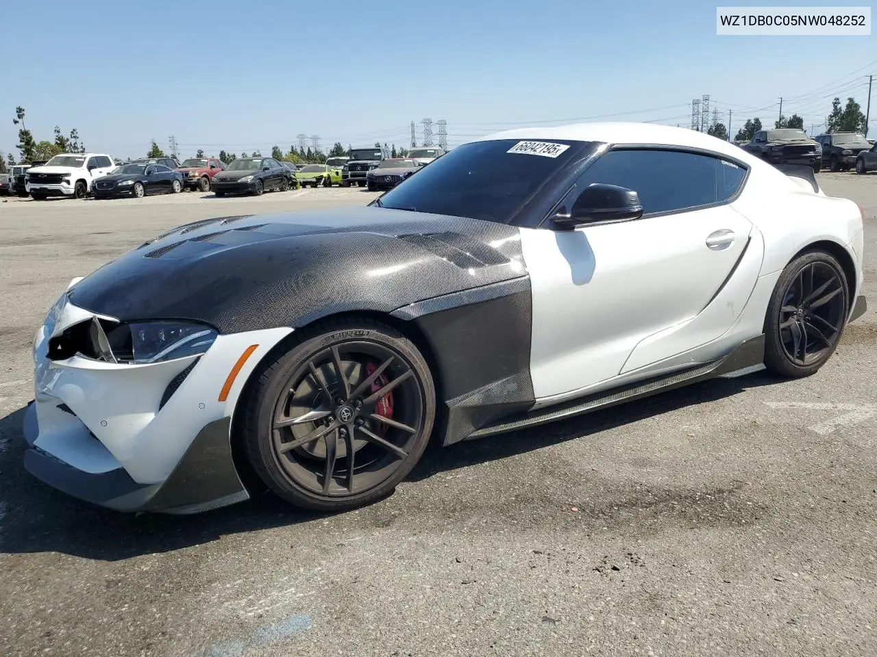 2022 Toyota Supra Base VIN: WZ1DB0C05NW048252 Lot: 66042195