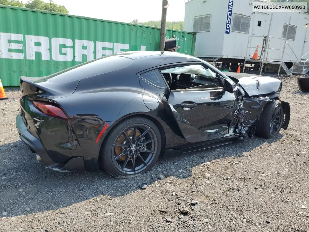 2023 Toyota Supra Base VIN: WZ1DB0G0XPW060930 Lot: 60000565