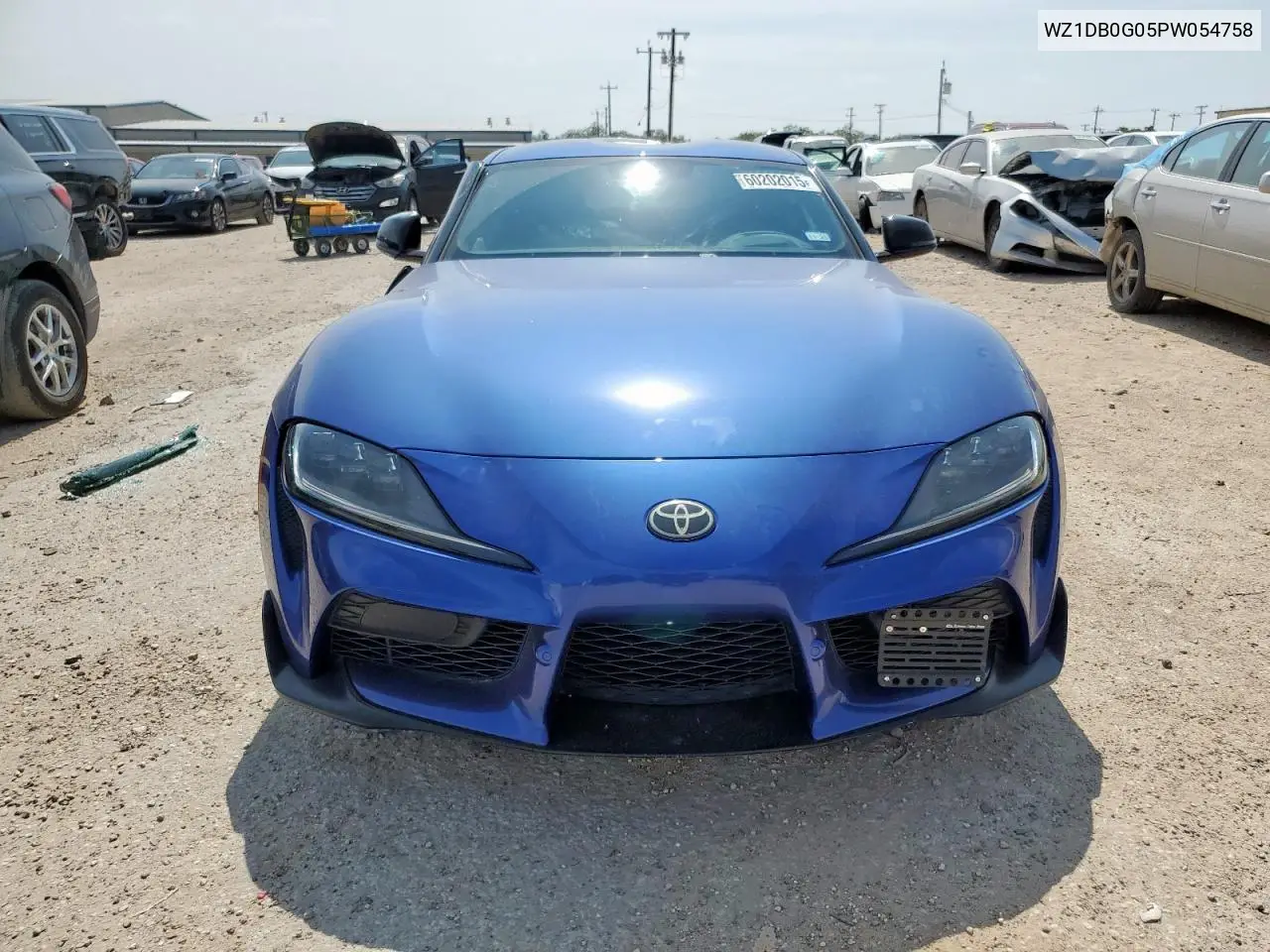 2023 Toyota Supra Base VIN: WZ1DB0G05PW054758 Lot: 60202015