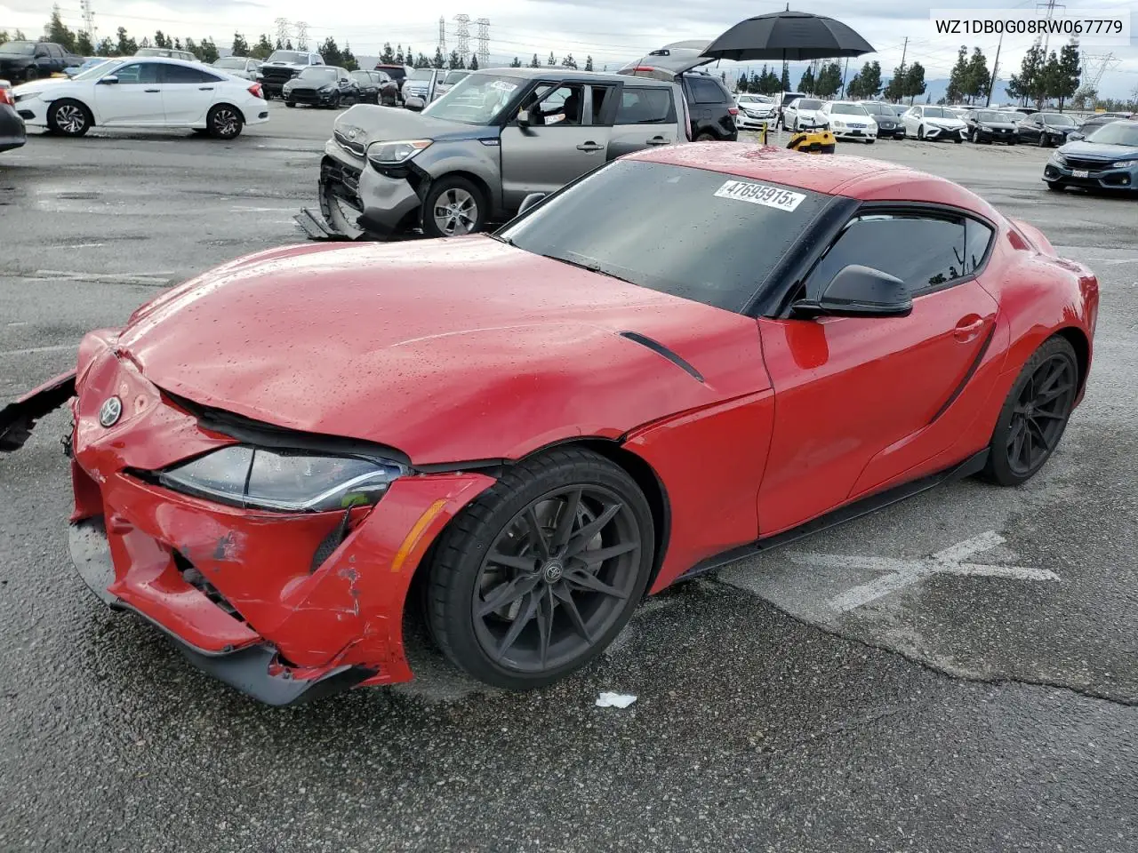 2024 Toyota Supra Base VIN: WZ1DB0G08RW067779 Lot: 47695915
