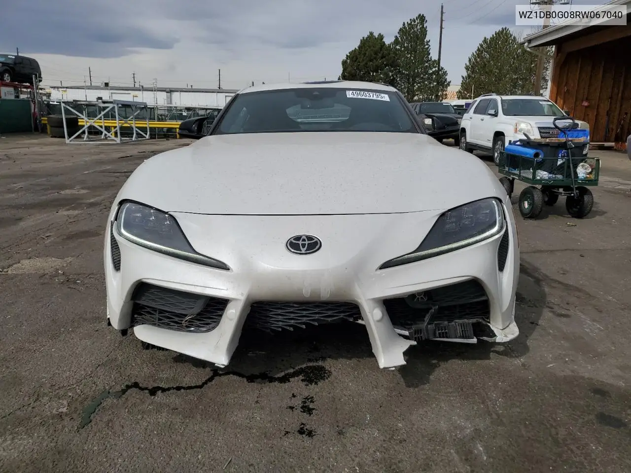 2024 Toyota Supra Base VIN: WZ1DB0G08RW067040 Lot: 49603795