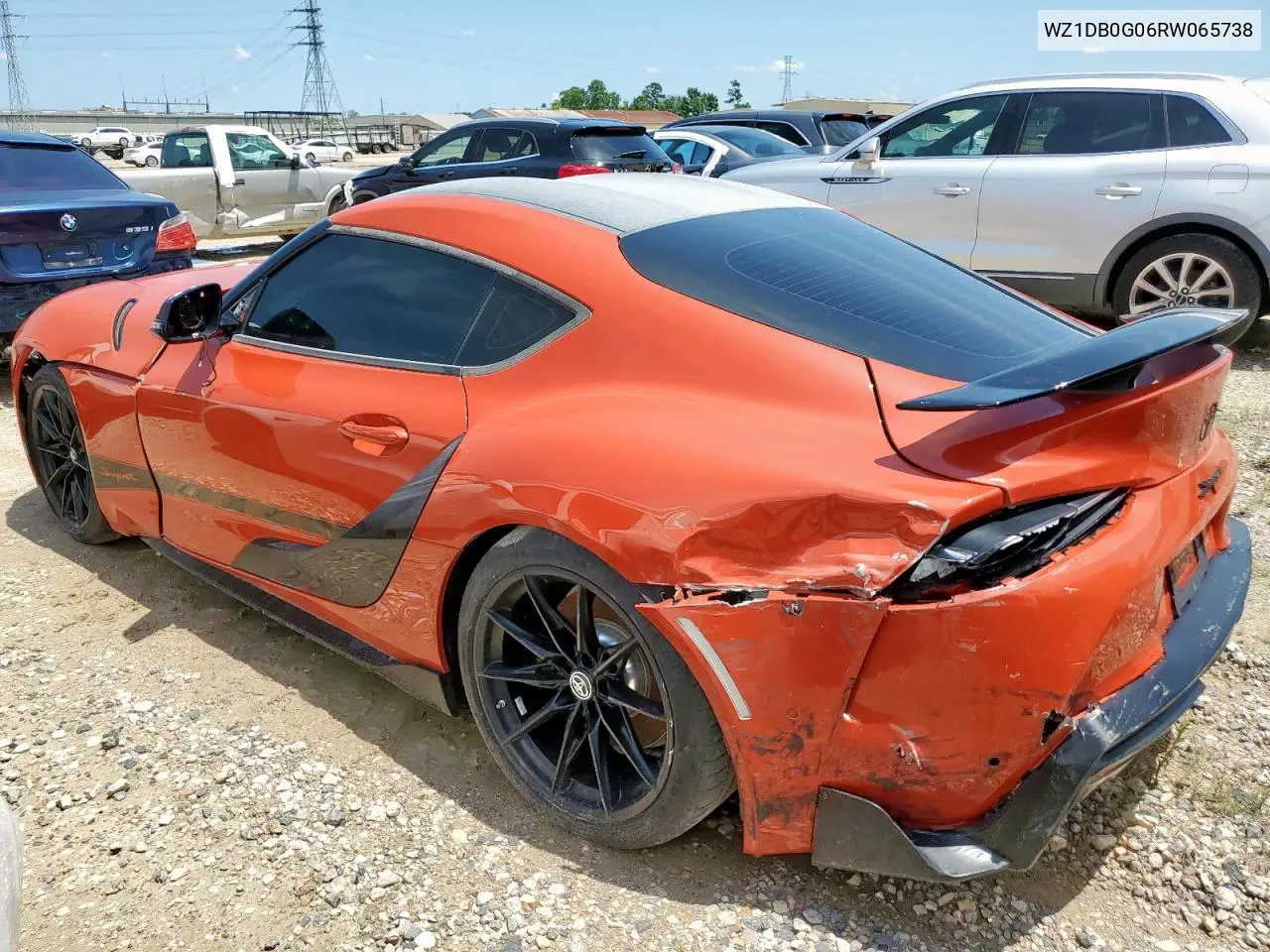 2024 Toyota Supra Base VIN: WZ1DB0G06RW065738 Lot: 58065265