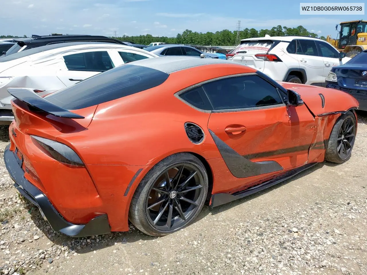 2024 Toyota Supra Base VIN: WZ1DB0G06RW065738 Lot: 58065265