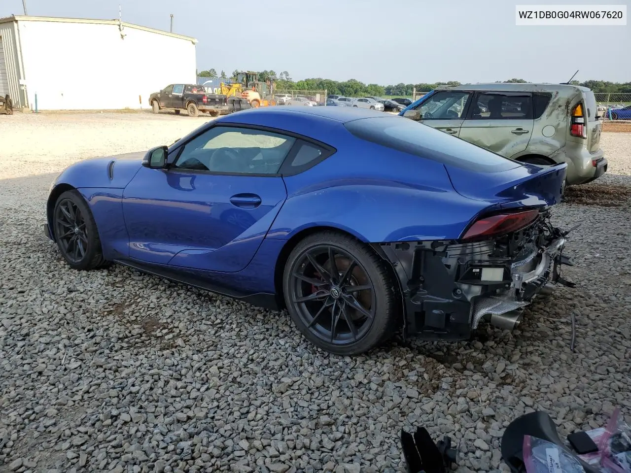 2024 Toyota Supra Base VIN: WZ1DB0G04RW067620 Lot: 59895735