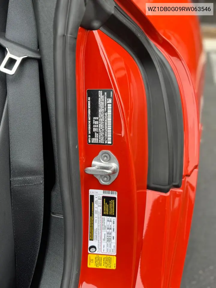 2024 Toyota Supra Base VIN: WZ1DB0G09RW063546 Lot: 62566585