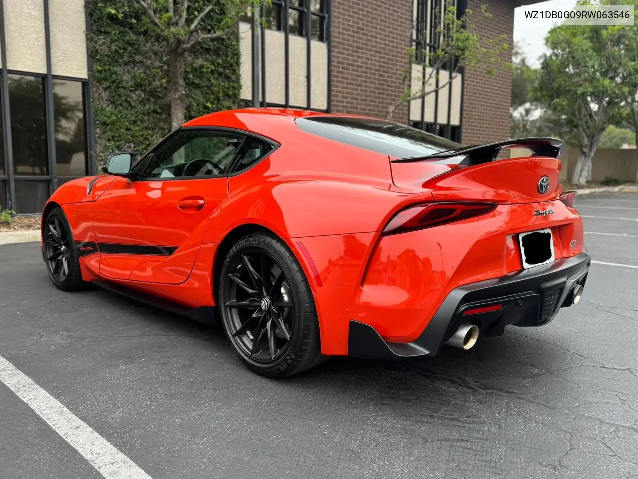 2024 Toyota Supra Base VIN: WZ1DB0G09RW063546 Lot: 62566585
