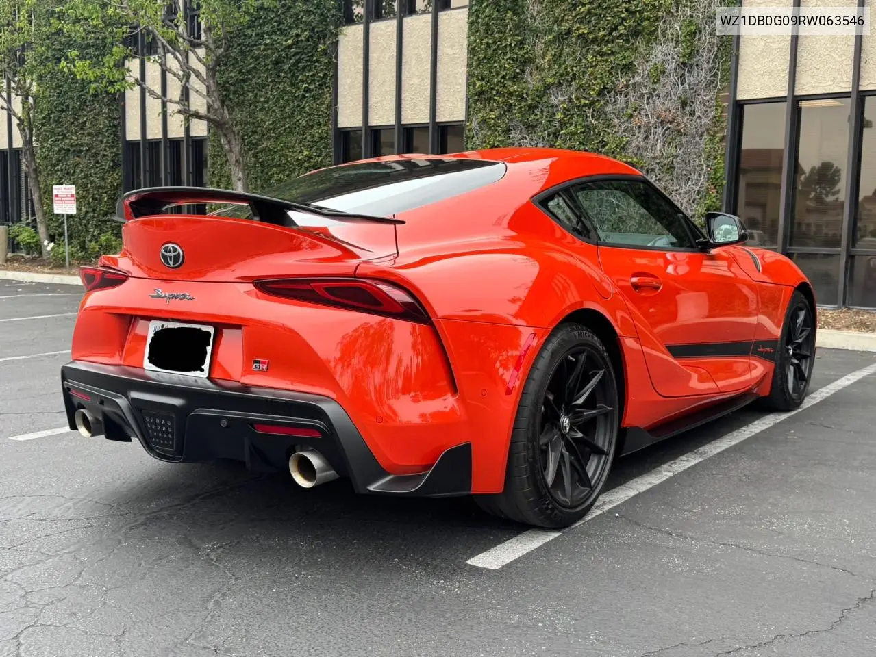 2024 Toyota Supra Base VIN: WZ1DB0G09RW063546 Lot: 62566585